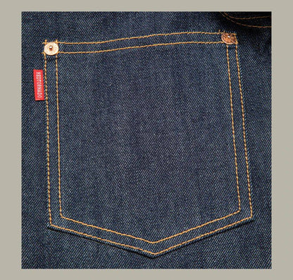 Red Tornado 506XX Jean Jacket American Casual Style Type 1 Selvedge Denim Blouse