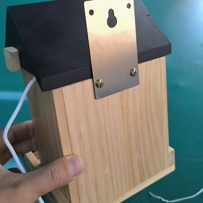 1080P Bird Feeder Camera Built-in Battery Solar Low Power Night Vision Outdoor IP66 Waterproof 2.4G WIFI Camera Connected Feeder