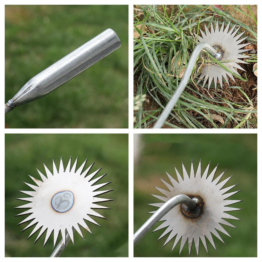 Weeding Tool Root Rake Small Handheld Garden Fork For Digging Loosening Soil & Removing Weeds Gardening Tool For Herb Harvesting