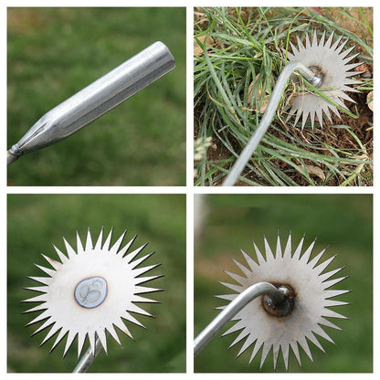 Weeding Tool Root Rake Small Handheld Garden Fork For Digging Loosening Soil & Removing Weeds Gardening Tool For Herb Harvesting