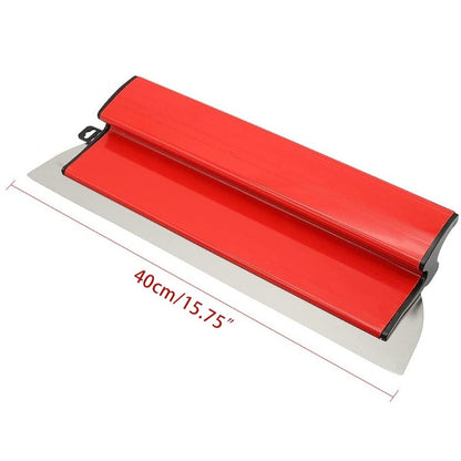 Espátula de Alisar Gesso Cartonado 40cm/15,75" para Parede Branca Ferramentas de Construção em Aço Inoxidável Extrudado Q84D
