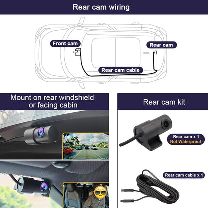 Fitcamx Câmera Veicular 4K para Land Rover Range Rover Sport/Vogue/HSE (L494 L460 L461 L405 L322 L320) 2010-2025, DVR Automotivo Estilo OEM