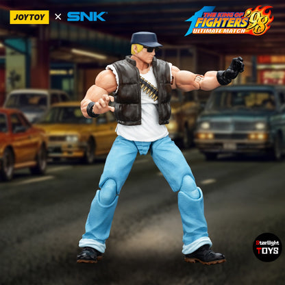 ?JOYTOY?1/18 Action Figure SNK KOF'98UM Ikari Warriors Team Clark Still Model Toy Gifts