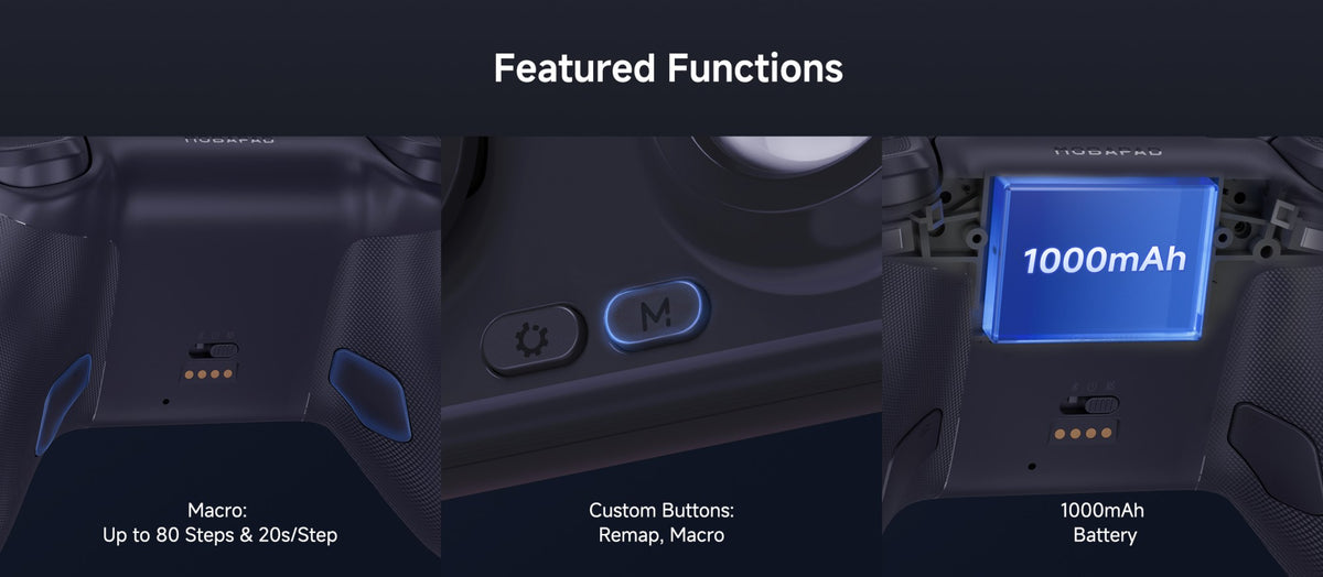 MOBAPAD CHITU 2 Matte Version Pro 2 HD Bluetooth Controller with Charging Dock For Nintendo Switch 1/2 PC Android iOS Gamepad