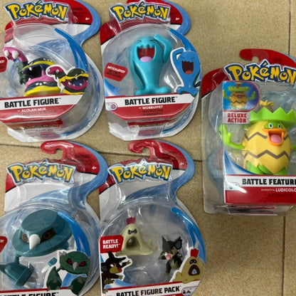 Pokemon WCT Action Figures Muk Wobbuffet Metagross Ludicolo Sandygast Litten Collectible Desktop Ornaments Gifts