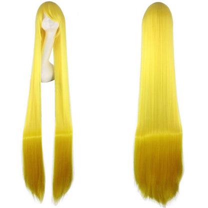 cosplay wig, ancient costume, men and women, long straight hair, anime, colored hair Synthetic fiber wig