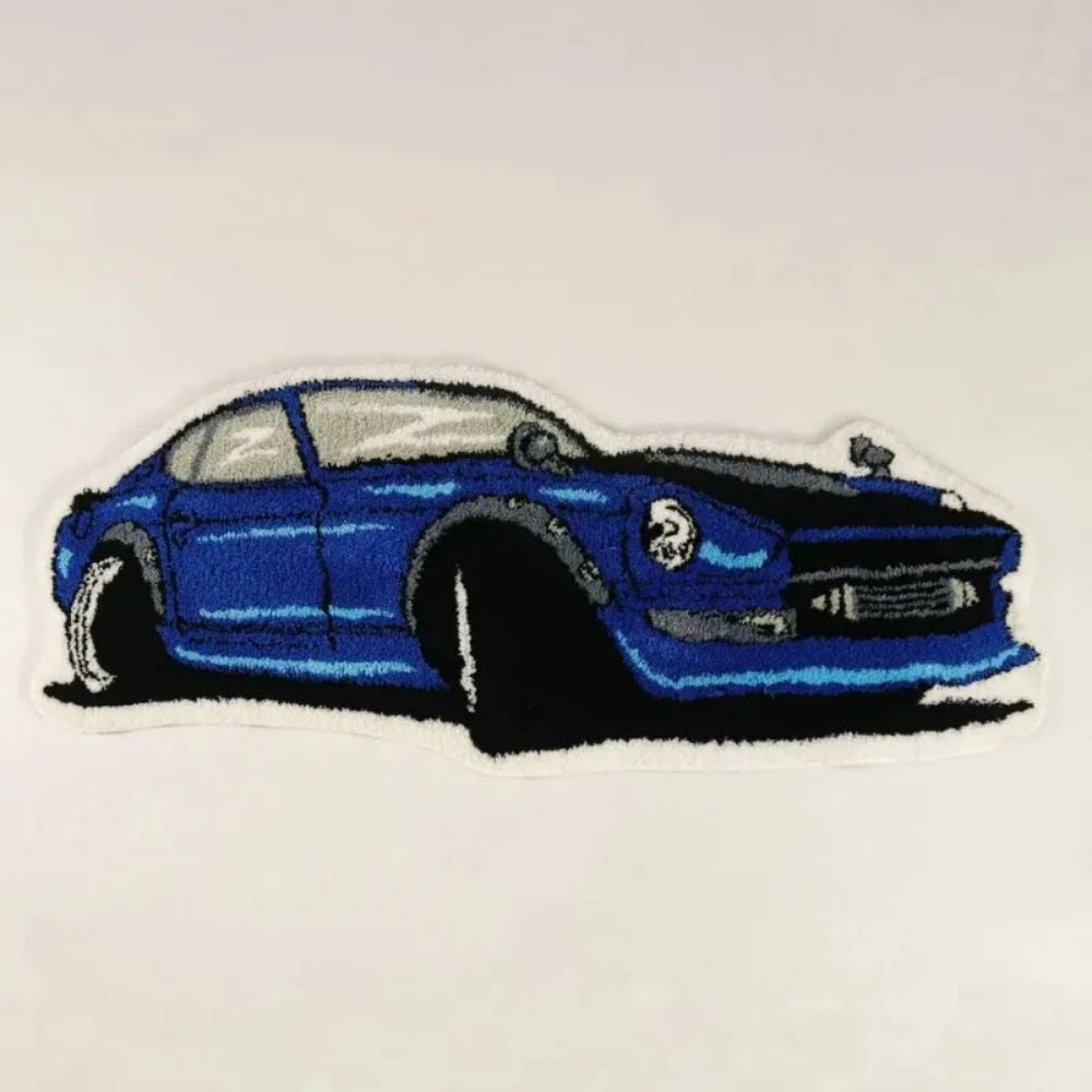 VIKAMA Cold White Car Carpet Digital Printing Technology Simple Home Decor Children's Play Cushion Bedroom Soft Plush Carpet