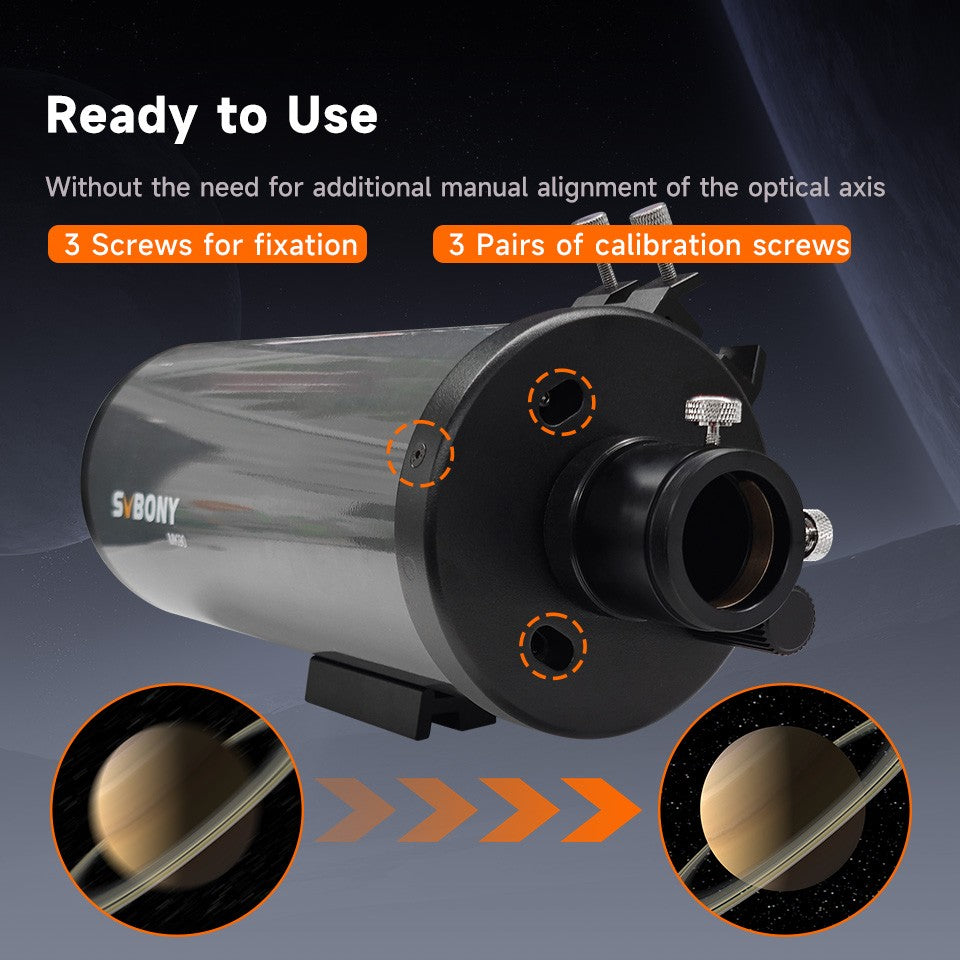 Telescópio Maksutov-Cassegrain Svbony MK90, Abertura de 90mm, Portátil para Levar a Qualquer Lugar, Ideal para Observações Lunares e Planetárias