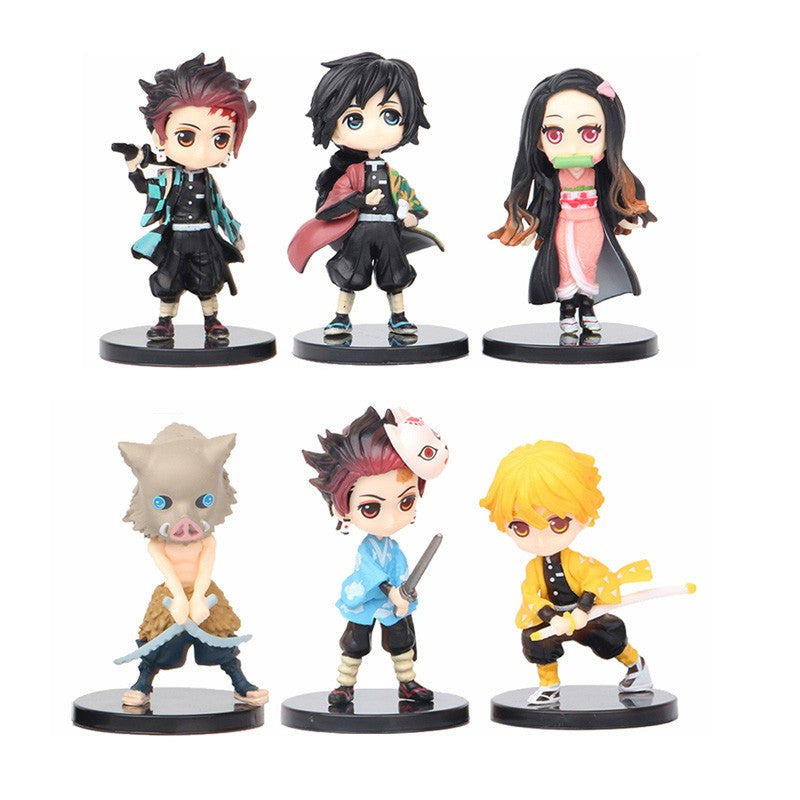 Anime Demon Slayer Figura Kimetsu No Yaiba Q Posket Kamado Tanjirou Kamado Nezuko Brinquedo Infantil