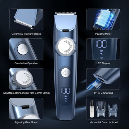 SEJOY 3 In 1 Man Shaver Electric Razor Rechargeable Triple Blade Trimmer Beard Floating Head Waterproof Hair Shaving Machine