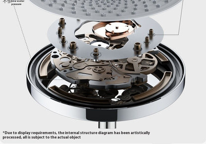 Top spray large water volume pressurized showerhead nozzle pressurized single head shower household shower showerhead