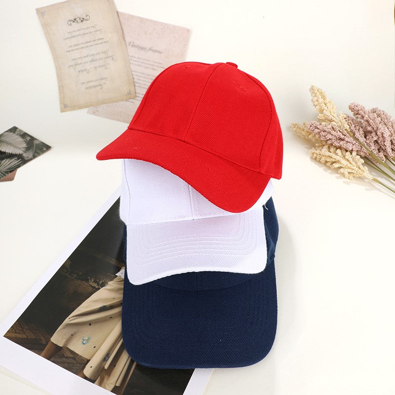 Child Hats Kids Snapback Baseball Cap Solid Color Sun Hat Spring Summer Hip Hop Boys Girls Toddler Peaked Caps Bones Adjustable