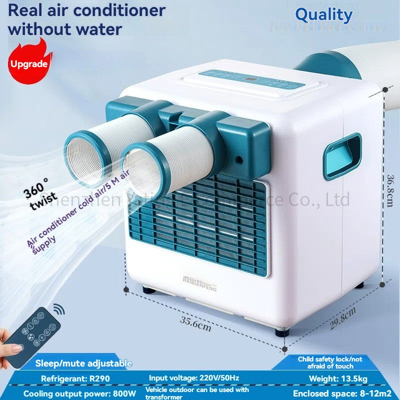 Ar Condicionado Portátil Exterior Refrigeração Instalação Gratuita Caminhão Doméstico Pequeno Ar Condicionado de Acampamento para Refrigeração