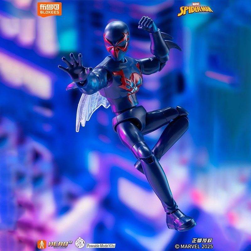 Bonecos de Montar Blokees Hobie Brown Spider-Man Duende Verde Homem-Areia Electro Shocker Spider-Man 2099 Brinquedos de Coleção Montáveis Presentes