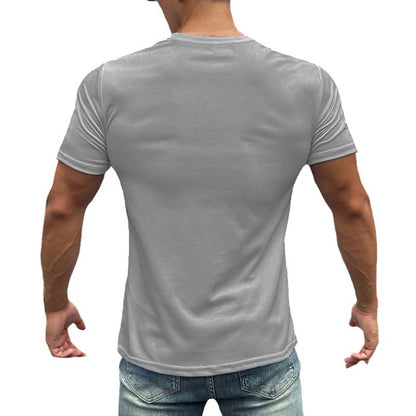 Gym Fitness Muscle Short Sleeve O-Neck Clothing Summer Mesh Breathable Quick Dry Cool T-shirt Mens Bodybuilding Running Shirts