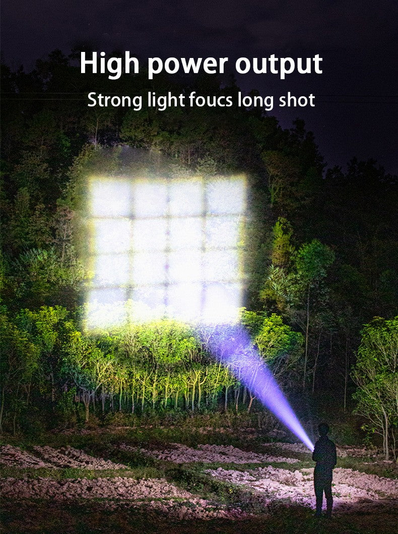 2025 New 15000mAh XHP390 Flashlights 10000000LM Ultra Powerful Flashlight Zoom USB Rechargeable Lantern Outdoor Camping Torch