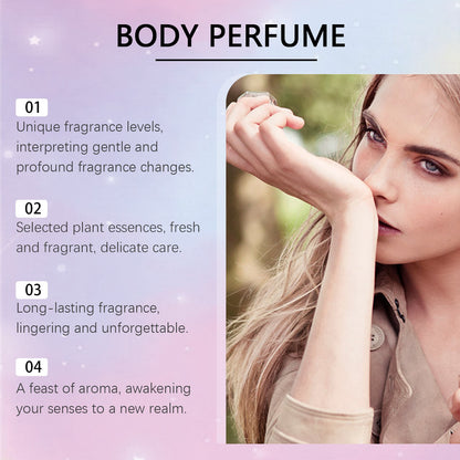Roxelis 1 Conjunto de Perfume em Spray Corporal de Longa Duração com Fragrância de Frutas Frescas para o Dia a Dia, Encontros, Glamour, Flertes e Perfume Elegante
