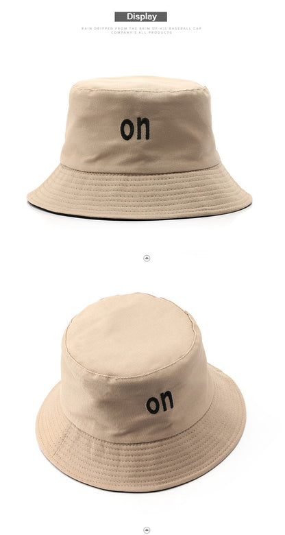 FS Orange Pink Bucket Hats For Men Luxury Women Hip Hop Panama Cap Cotton Double-sided Winter Windproof Fisherman Hat Bob Homme