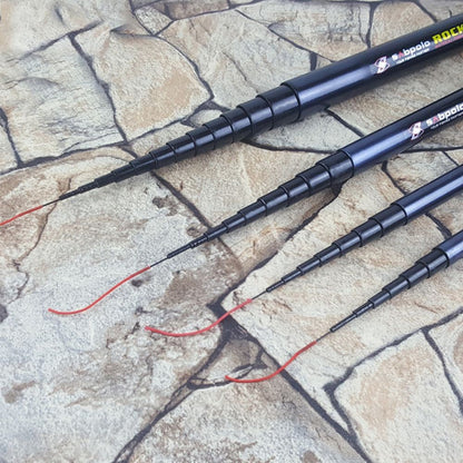 Vara de Pesca Telescópica Ultraleve Fibra de Carbono para Riacho Lago Portátil para Carpa Alimentador Vara de Pesca Apetrechos