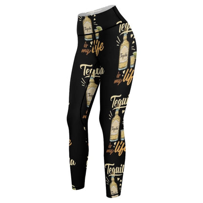 Tequila is my Life Leggings Women's sportswear sports for push up legging pants raises butt Fitness woman Womens Leggings