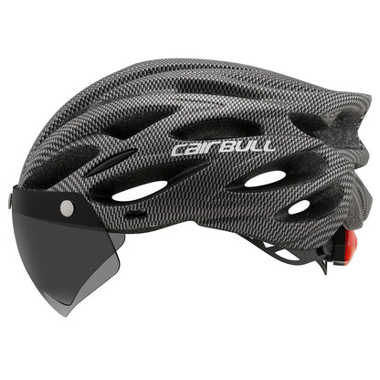 Cairbull Capacetes de Ciclismo MTB Mountain Road Capacete de Bicicleta de Corrida Leve Respirável Led Segurança Capacete de Bicicleta 54-62cm Casco