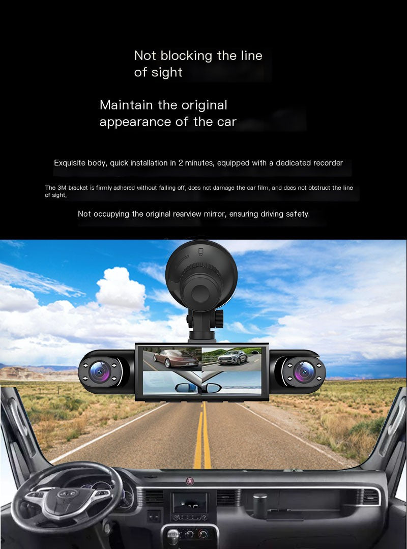 4 Channel Dash Cam 360° Car Video Recorder Black Box with Night Vision 24/7 Parking Monitor G-Sensor Loop Recording auto parts