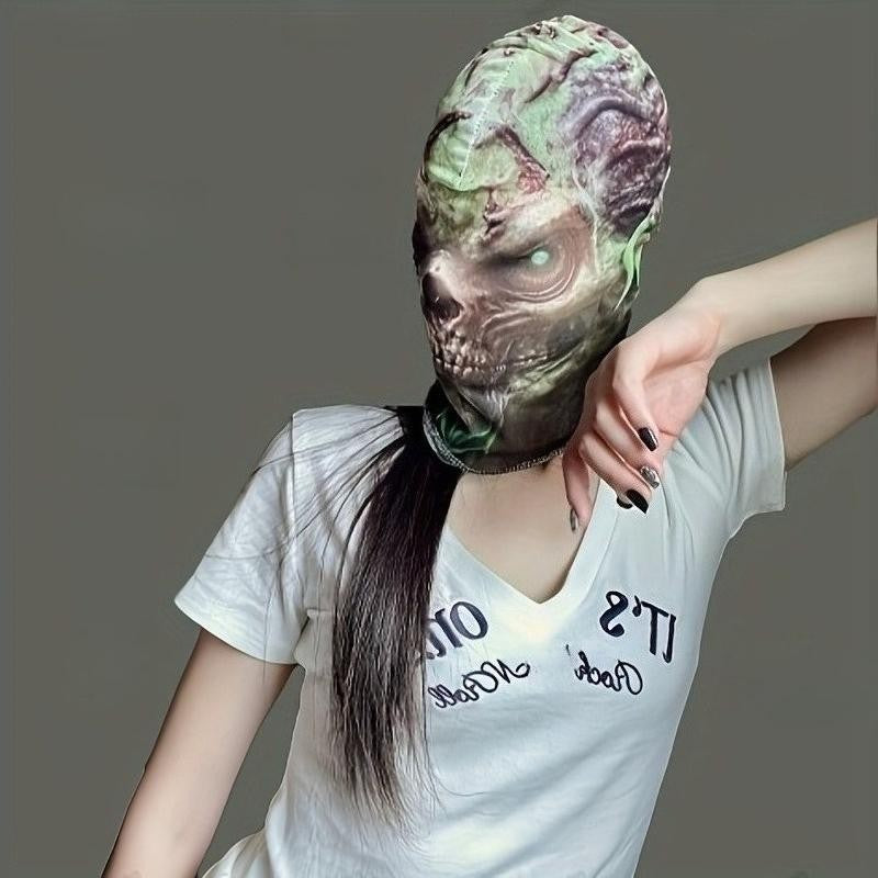 3D Stereoscopic Effect Meets Comfortable Breathability — A Super Realistic Sci-fi 3D Perspective Demon Mask Hood