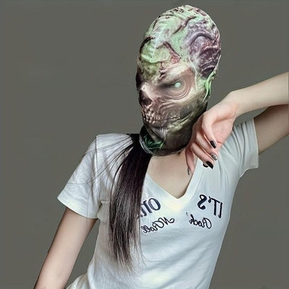3D Stereoscopic Effect Meets Comfortable Breathability — A Super Realistic Sci-fi 3D Perspective Demon Mask Hood