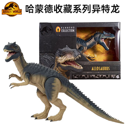 Em estoque Jurassic Hammond Collection Series Savage Dragon Allosaurus Therizinosaurus Grande Dinossauro Articulado Brinquedo Presente de Aniversário