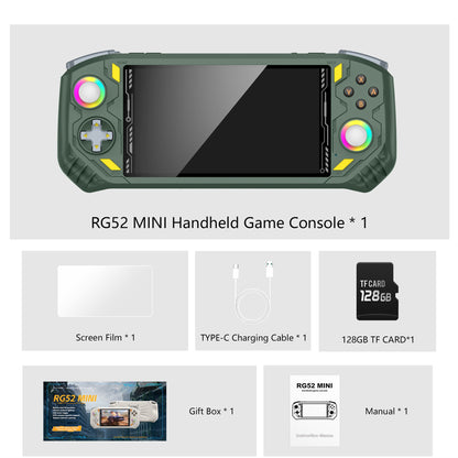 AISLPC RG52 MINI Handheld Game Console 5.5" IPS Screen 2.4 WIFI 22000+Games RK3562 Chip Dual System Portable Pocket Video Player