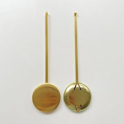 Quartz Clock Swing Metal Pendulum Bob Hammer Gold DIY Grandfather Wall Clock Repair Kits
