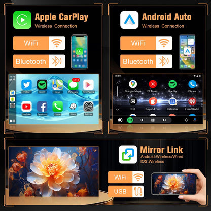 Tela de toque IPS de 9 polegadas para rádio automotivo Prius com Carplay Android Auto/Bluetooth/GPS/WiFi/MIC+Canbus para Toyota Prius (compatível com J.B.L)