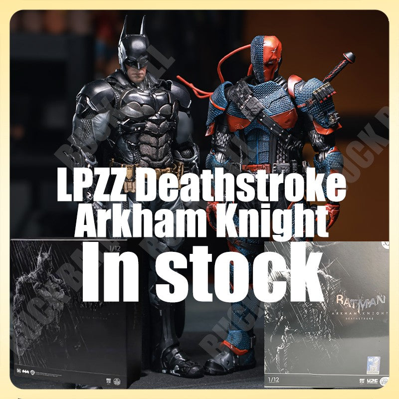 EM ESTOQUE LPZZ Deathstrok Figura U-P-Finegures Arkham Knight V8.04 Terno Bonecos de Ação Batman Estatueta 1/12 Coleção DC Brinquedo