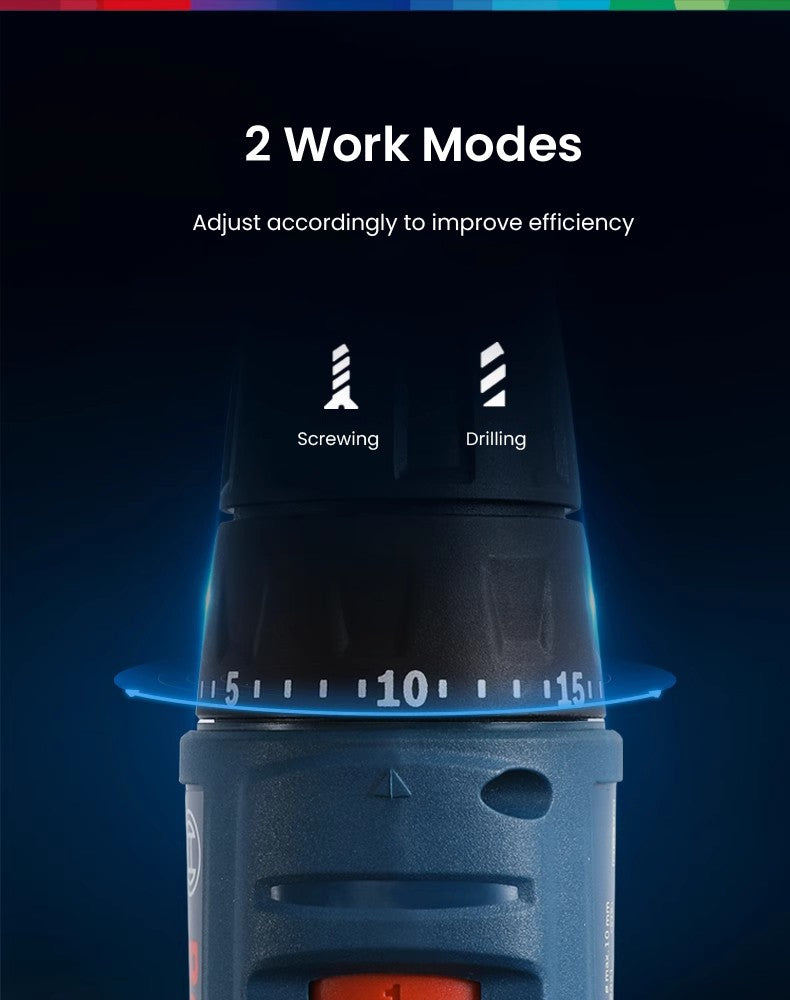 Furadeira Elétrica Bosch GSR120 Li 12V Parafusadeira Sem Fio Profissional Furadeira de Impacto Recarregável Ferramentas Elétricas Multifuncionais