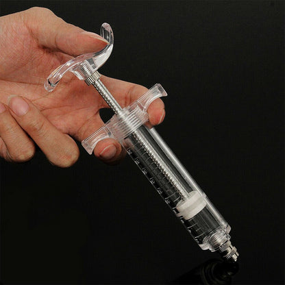 Seringa de Aço Plástico Veterinária 10/20/30/50/100ml Ferramentas de Alimentação Fina para Animais de Estimação Pássaros Papagaios Acessórios de Alimentação Animal