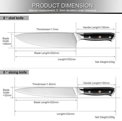 Conjunto de Facas de Cozinha XITUO Super Aço Alemão Faca do Chefe Faca Santoku Japonesa Faca Utilitária Cutelo Faca de Fatiar Descascar Nova Ferramenta de Culinária