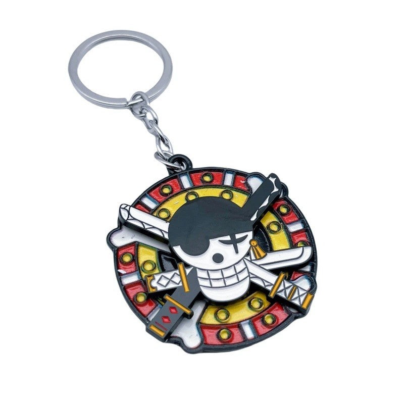 Chaveiros de mochila de anime de One Piece Luffy, Chopper, Zoro, Nami, Sanji, pingentes de chaveiro decorativos de personagens de desenho animado