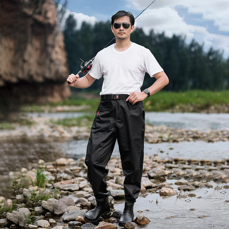 Calça de Pesca Profissional de Nylon Ultraleve, à Prova de Vento, para Inverno, à Prova D'Água, Calça de Pesca de Cintura Única