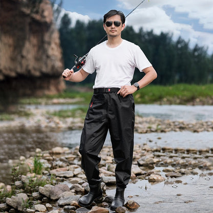 Calça de Pesca Profissional de Nylon Ultraleve, à Prova de Vento, para Inverno, à Prova D'Água, Calça de Pesca de Cintura Única