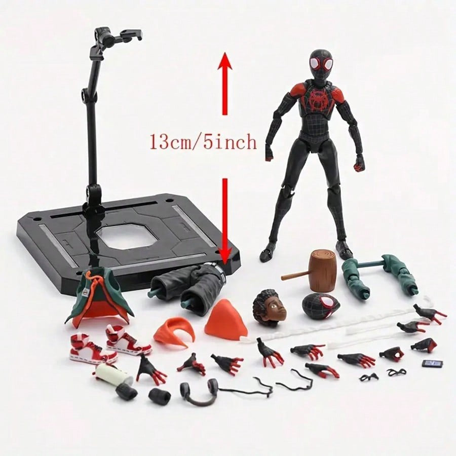 Marvel Homem-Aranha Modelo de Evento Homem-Aranha Miles · SV · SHF · Morales Penny · Parker Estátua de Brinquedo de Personagem de Anime