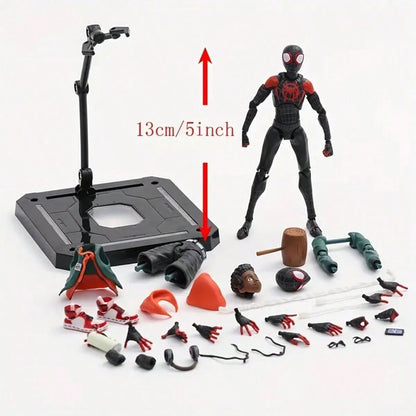 Marvel Homem-Aranha Modelo de Evento Homem-Aranha Miles · SV · SHF · Morales Penny · Parker Estátua de Brinquedo de Personagem de Anime