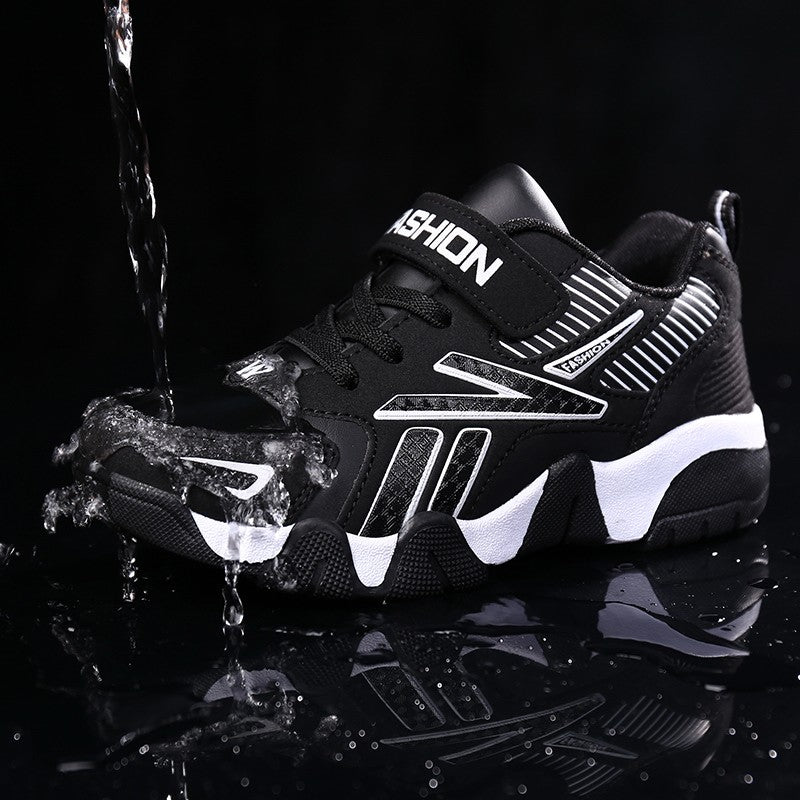 Children's Boys Shoes School Sports Fashion Leather For Kids Tennis Casual Sneakers Children Boy Running 7-12Years Walking Shoe