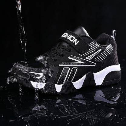 Children's Boys Shoes School Sports Fashion Leather For Kids Tennis Casual Sneakers Children Boy Running 7-12Years Walking Shoe