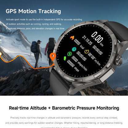 Smartwatch 2026 Novo Watch 6 Pro Masculino Tela HD AMOLED GPS Trajetória de Movimento Frequência Cardíaca Chamada Bluetooth SmartWatch IP68 à prova d'água