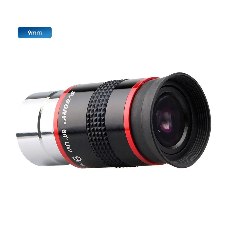 SVBONY Ocular de telescópio de grande angular 68° 6mm/ 9mm /15m /20mm FMC 1.25" para Telescópio Astronômico