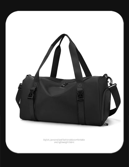 1 Piece Upgraded Sports Bag, Fitness Bag for Men and Women, Large Capacity Dry and Wet Separation Swimming Bag, Short-Distance Business Trip Portable Travel Bag, Sports Shoe Storage Bag, Multi-Purpose Luggage Bag