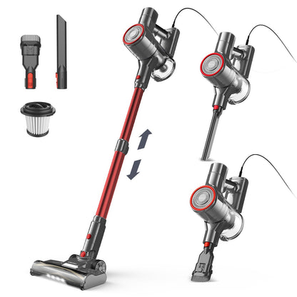 Aspirador de Pó com Fio INSE I8, Vertical, 25KPa, 600W Potente, 6 em 1, Leve, Portátil para Tapetes e Pelos de Animais de Estimação