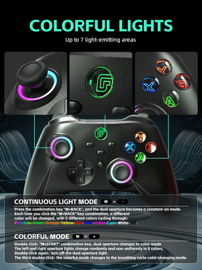 DATA FROG Turbo Programmable Wireless Pro Gamepad Compatible With Switch OLED LITE PC Android