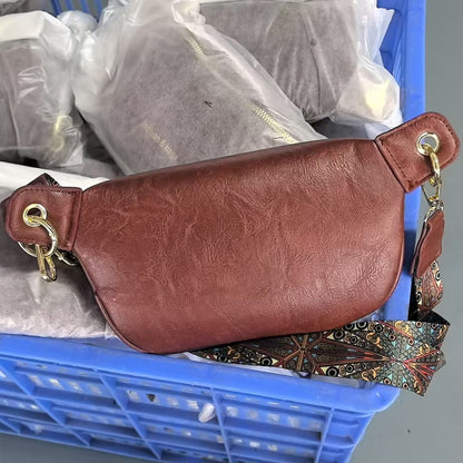 Fashionable New Women's Bag, Simple and Stylish Women's Casual Chest Bag, Waist Bag, Single Shoulder Crossbody Bag