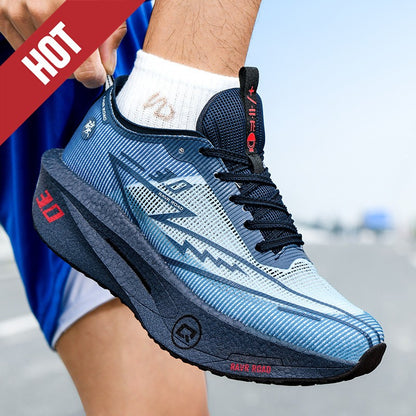 NEW Running Shoes Men Sports Marathon Carbon Plate Breathable Lightweight Women Comfortable Athletic Leisure Sneakers Footwear